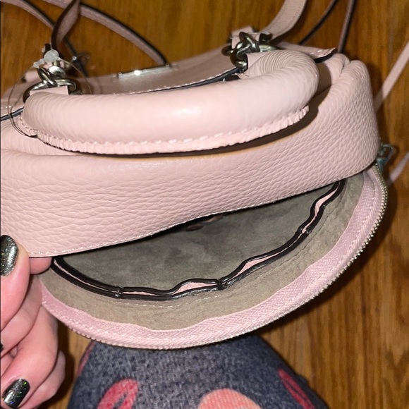 REBECCA MINKOFF MADISON SMALL BACKPACK PETAL PINK - Picture 6 of 11